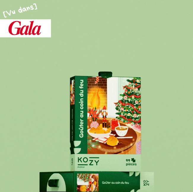 Goûter au coin du feu - Puzzle 99 pièces