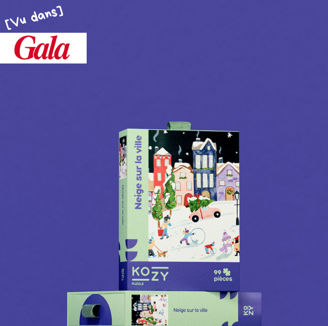 Neige sur la ville - Puzzle 99 pièces