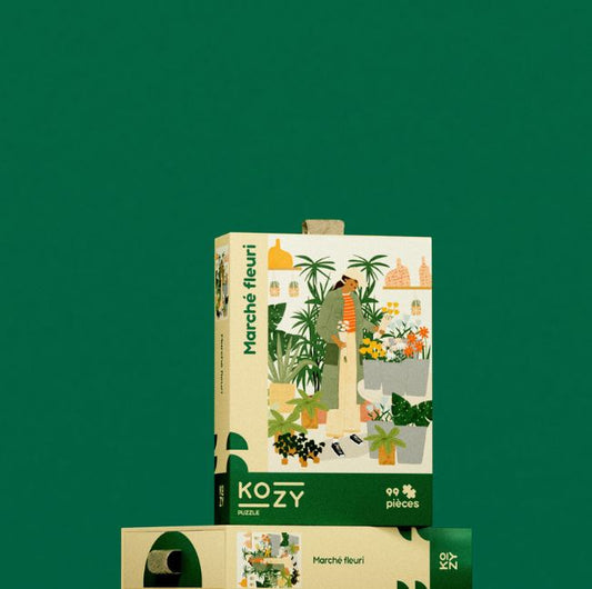 Marché fleuri - Puzzle 99 pièces