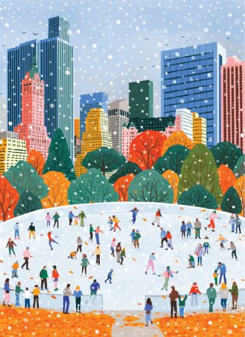 Hiver à Central Park - Puzzle 1000 pièces 🟠 Plus que quelques unités disponibles