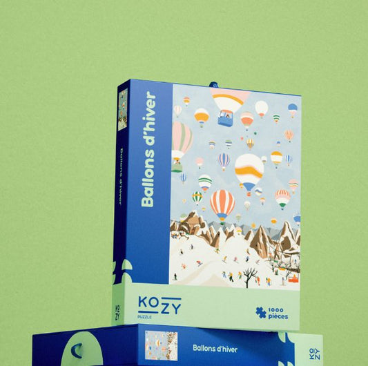 Ballons d’hiver - Puzzle 1000 pièces 🟠 Plus que quelques unités disponibles