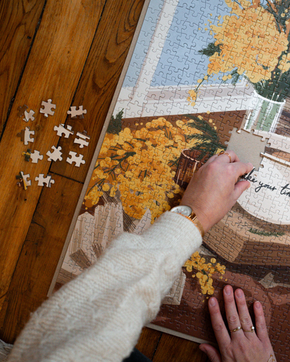 Pause provençale - Puzzle 1000 pièces 🟠 Plus que quelques unités disponibles